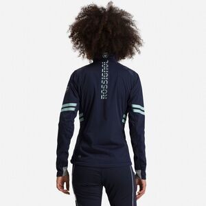 rossignol ski winter sweater size XL navy atheltic warm